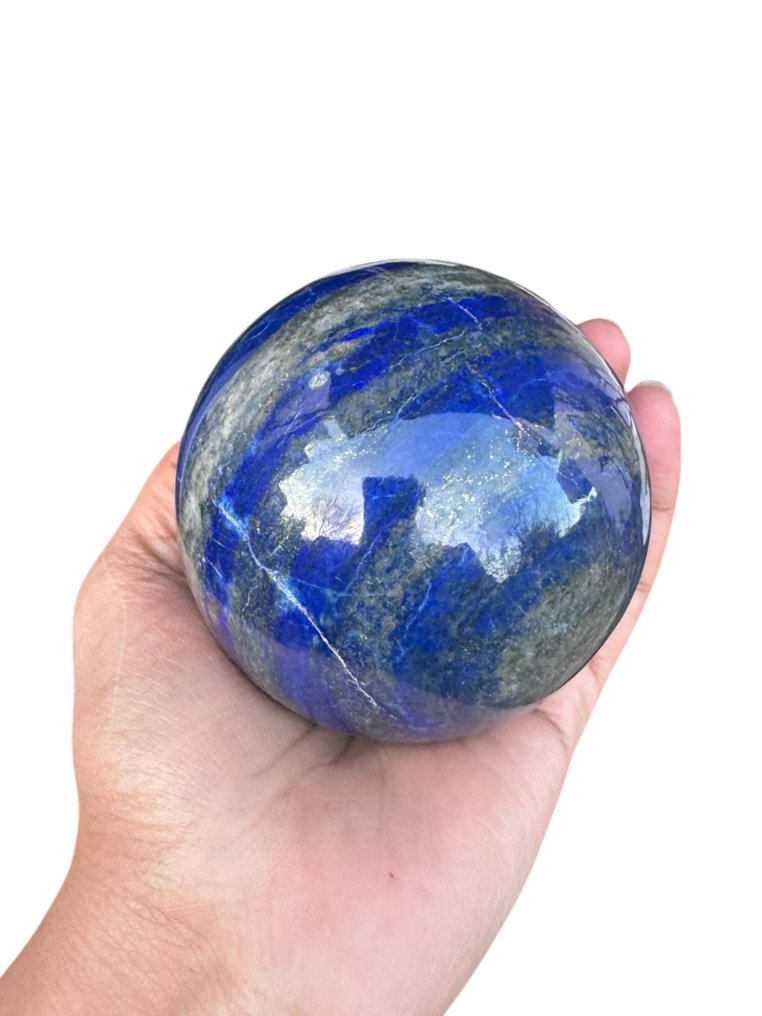 Lapis Lazuli af høj kvalitet Sfære- 1235 g - (1) #2.1