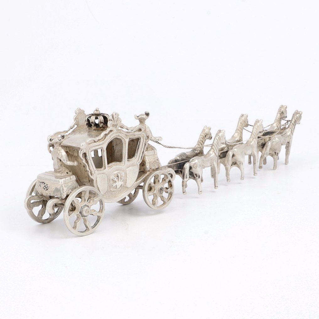 C. A. Stout "de Gouden Koets" - Figură în miniaturală - .835 argint #2.1