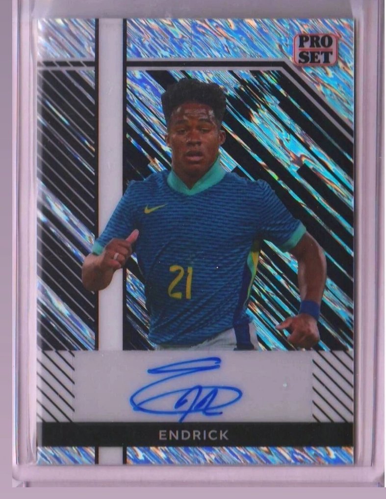 Leaf Collective Pro Set Silver Shimmer 1/3 Endrick 簽名卡, 序號卡 - 1 Card - 八成新 (NM) #1.0