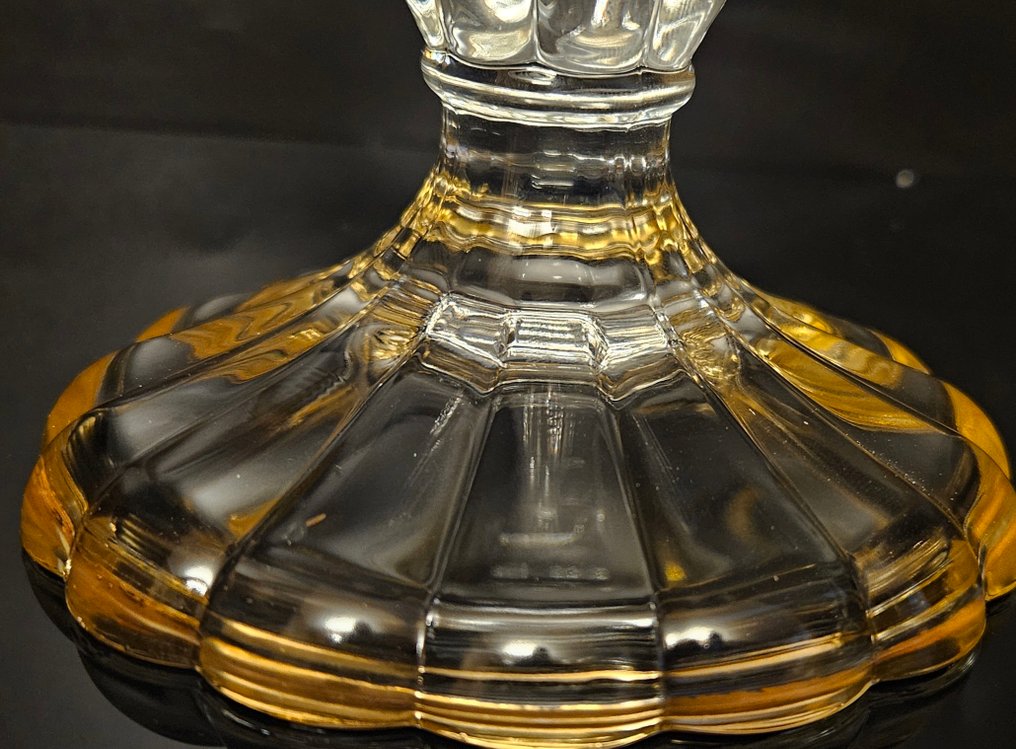 ISMIE LUX - Cake stand - Luxury cake stand, totally handmade in gold. - Crystal #4.3