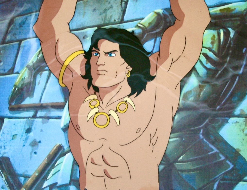" CONAN - The Adventurer " Originele animatieproductiecel - with COA - 1992 #1.0