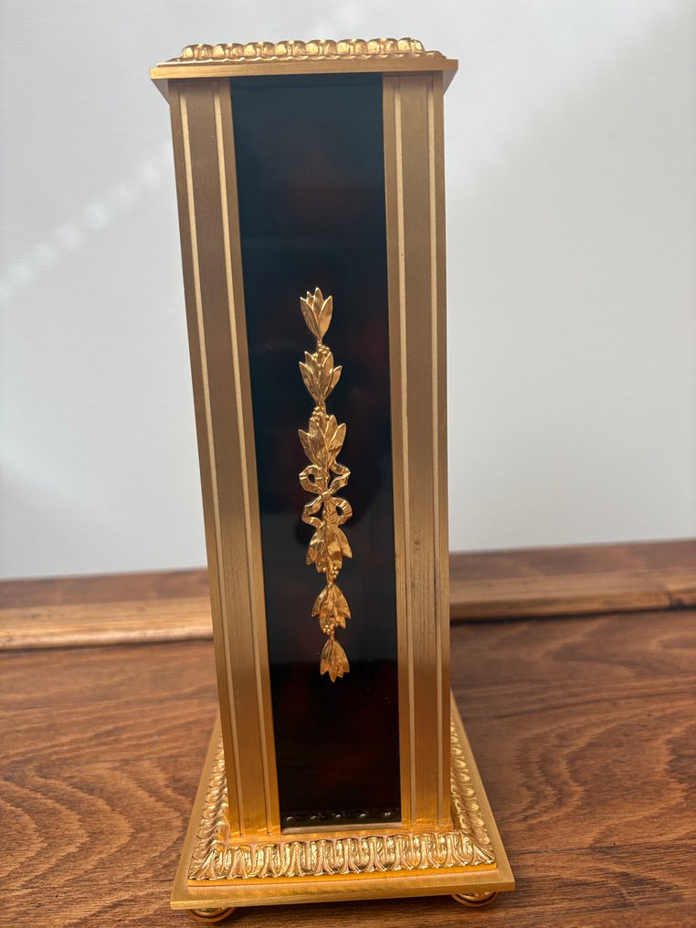 Horloge de buffet - Hour-Lavigne - - Laiton doré - 1990-2000 - Pendule borne #2.1