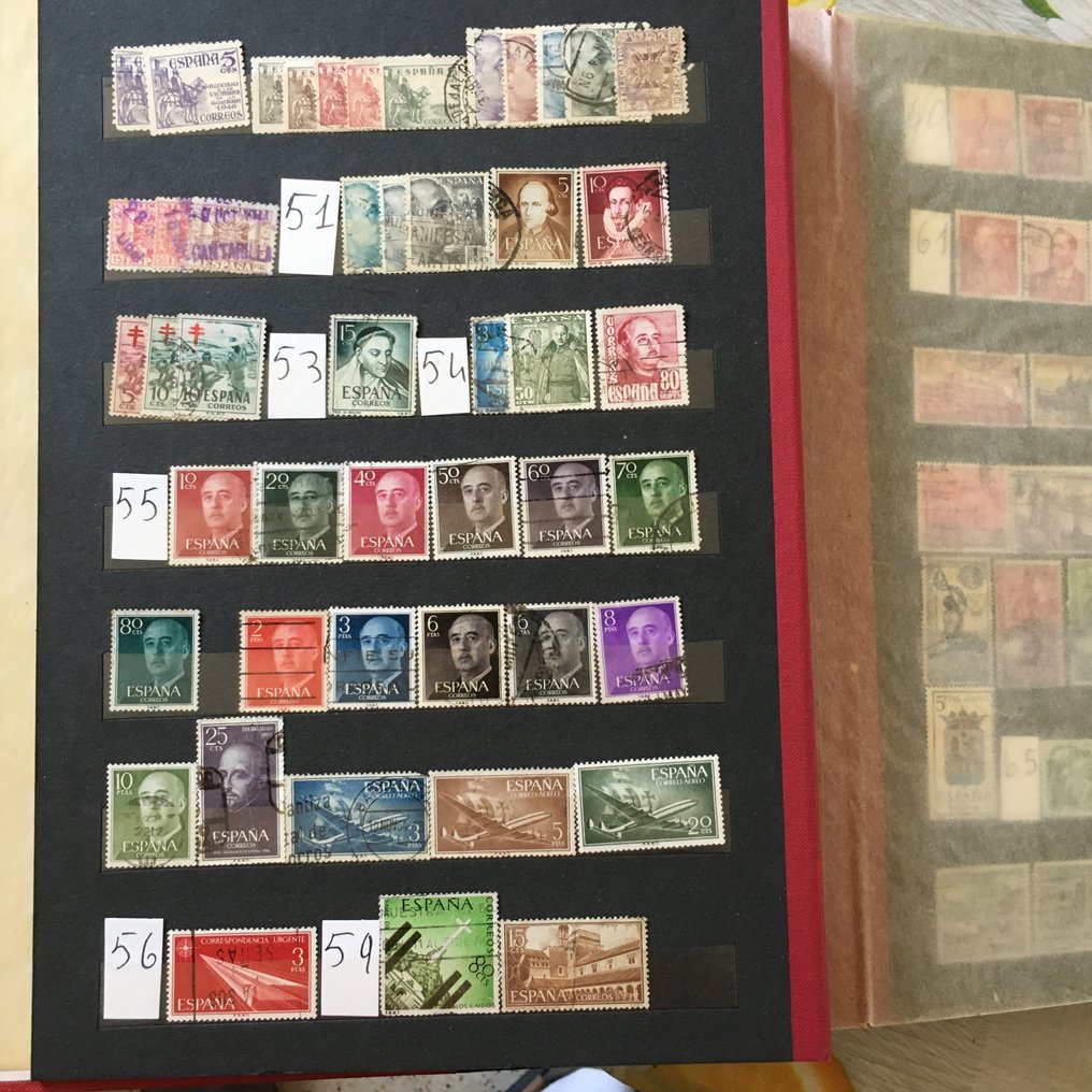 世界  - 贝拉新旧邮票收藏：西班牙、中非、沙迦、萨摩亚、苏丹 #2.1