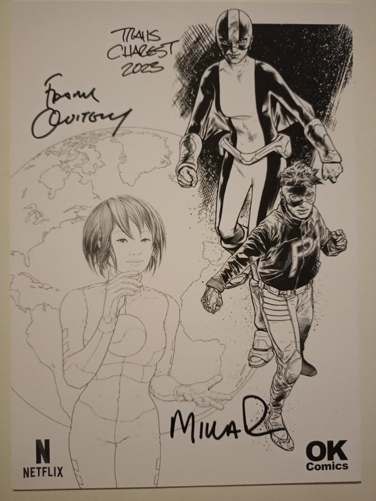 The Ambassadors Vol. 1 TP - With print signed by Travis Charest, Frank Quitely, Mark Millar - 1 已签署 TPB - 第一版 - 2023 #1.0