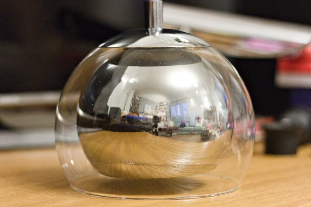 Eglo - Hanging lamp - Rocamar 94593 - Glass, Chrome - Barely used, cleaned item #4.3