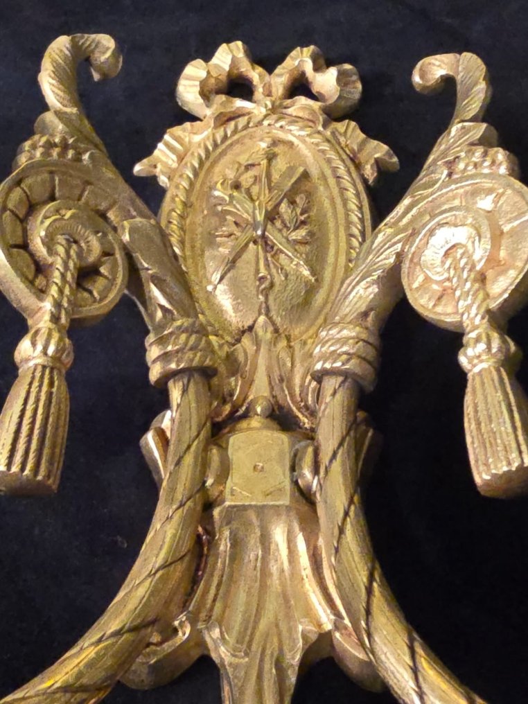 Aplică de perete (2) - Bronz aurit #2.1