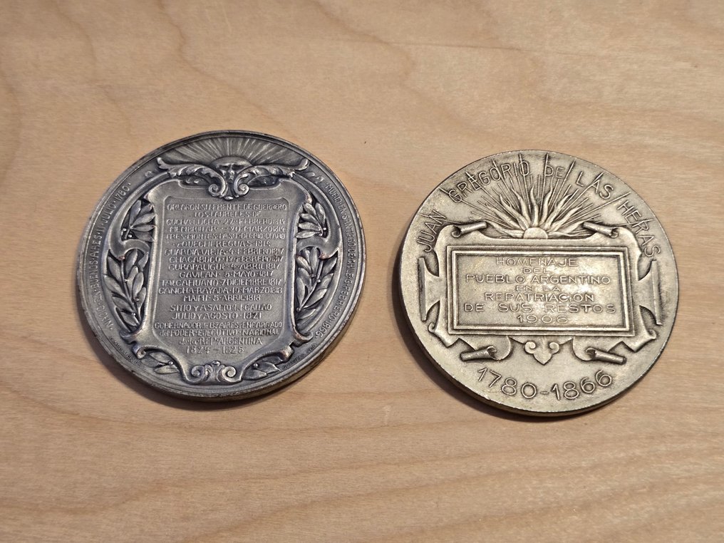 Argentina - Medal - Juan Gregorio De Las Heras 1906 - 1906 #1.0