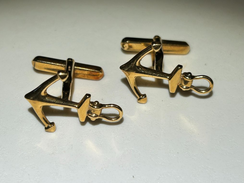 Manchetknapper - 18 kraat Gulguld - 750 #1.0