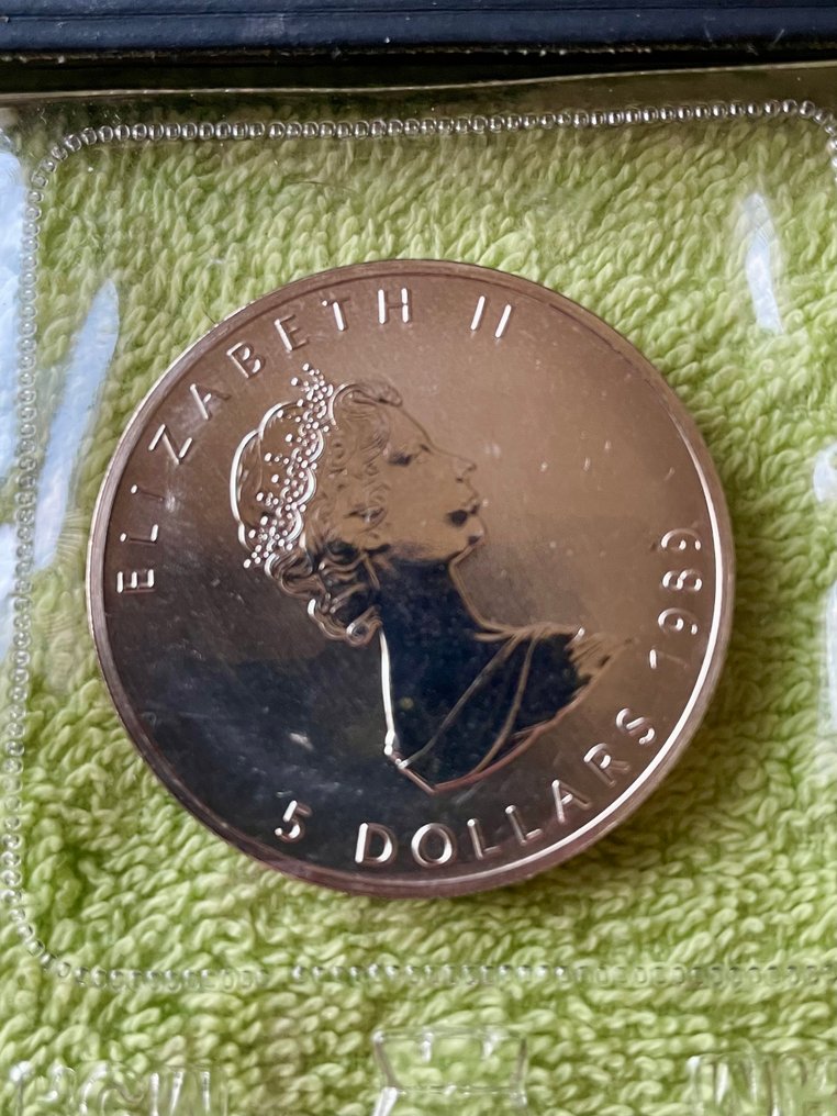 Canada. 5 Dollars 1989 1 Oz  (Ingen mindstepris) #3.2