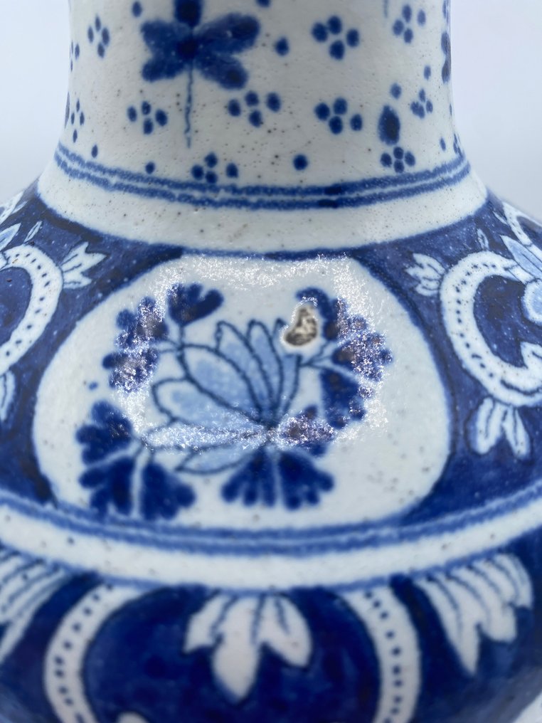Boch Frères - Wazon - fajans - Delftware wazon balustradowy #2.1