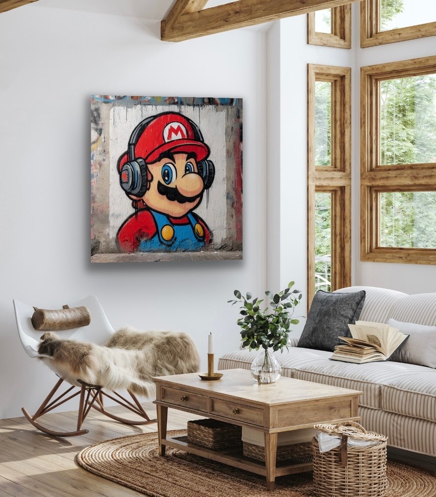 ERIC BRUMETTE - DJ MARIO BROS SAVED MY LIFE - Toile L #4.3