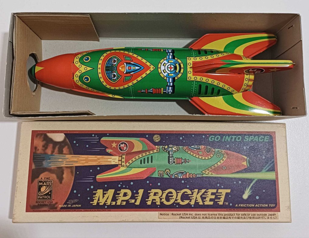 Rocket U.S.A. - 锡制玩具 - MP-1 Rocket - 1990-2000 - 日本 #1.0
