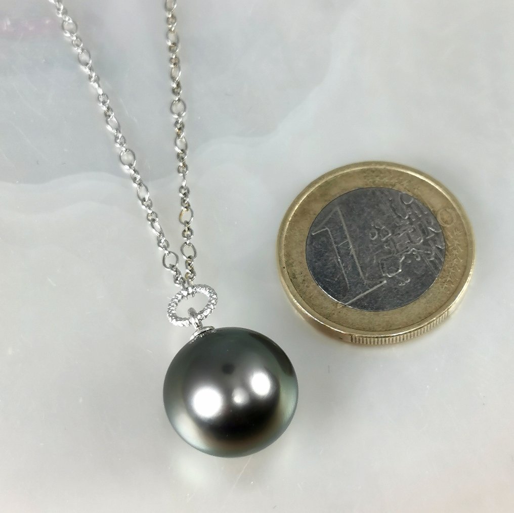 Collana Argento Perla - Tahiti RD/BT Ø14,5x15MM #2.1