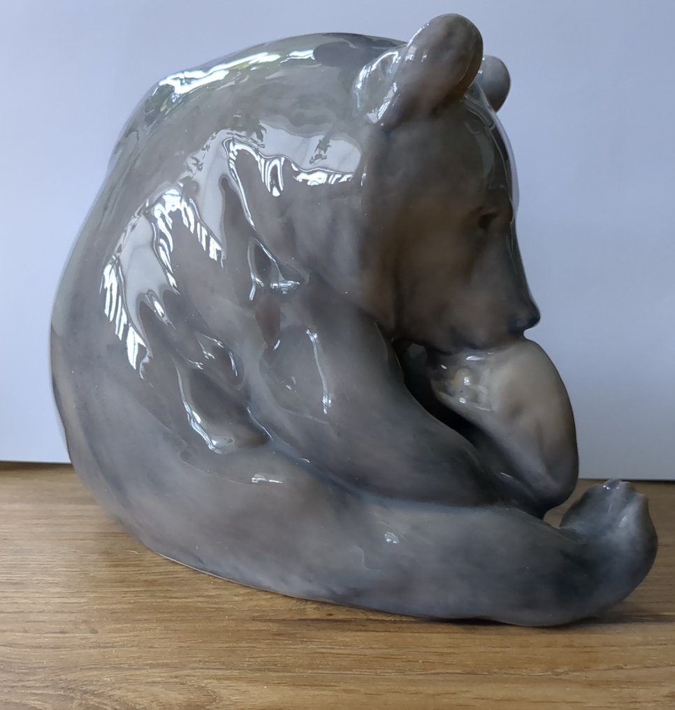 Royal Copenhagen - Αγαλματίδιο - Zittende beer - Πορσελάνη #2.1