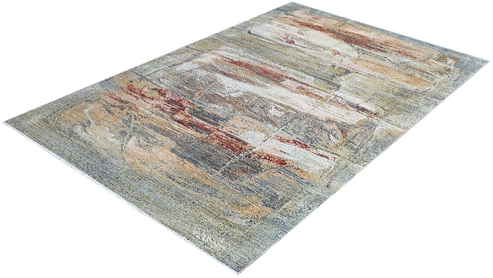 Designer teppe med silke - Teppe - 306 cm - 196 cm #2.1