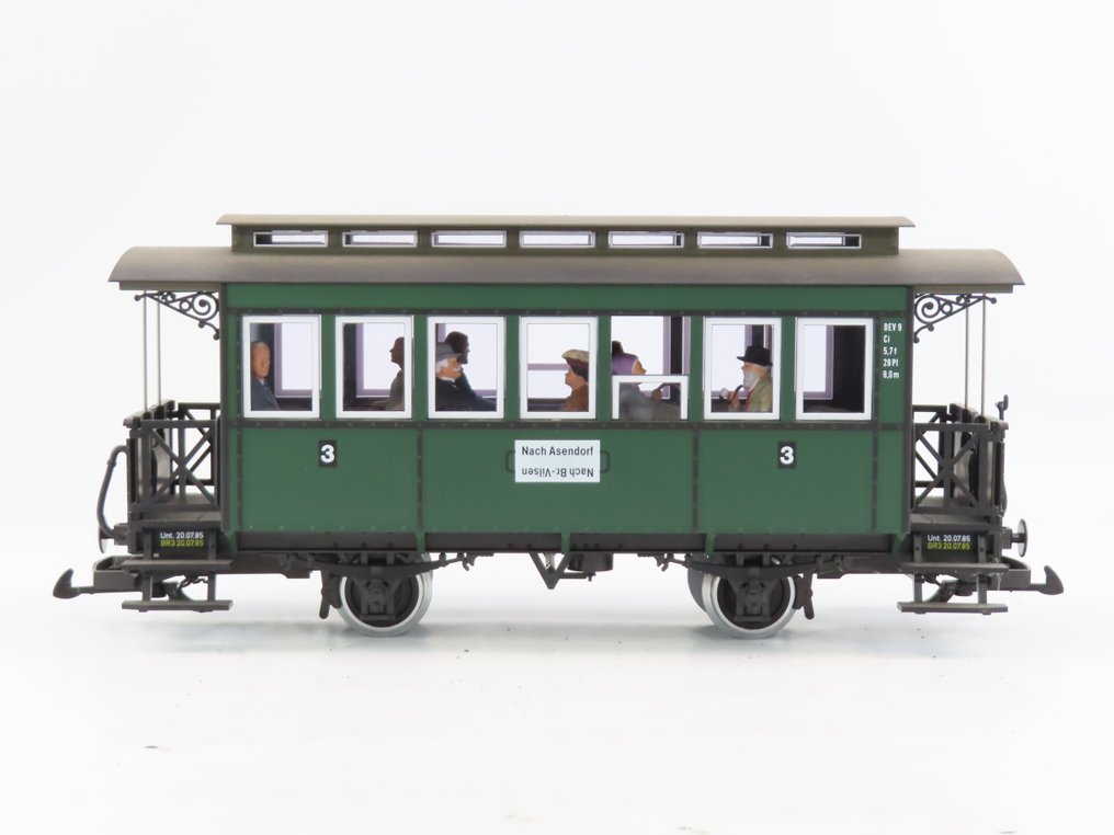 LGB G - 30200 - Modellbahn-Personenwagen (1) - Zweiachsiger Personenwagen 3. Klasse - DEV (D) #1.0