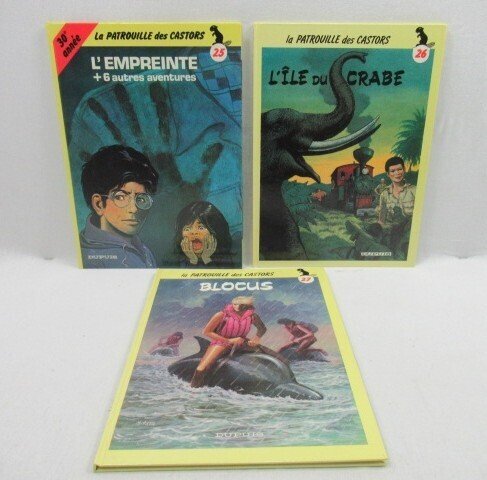 La Patrouille des Castors T25 à T27 - 3x C - 3 Album - First edition - 1984/1987 #1.0