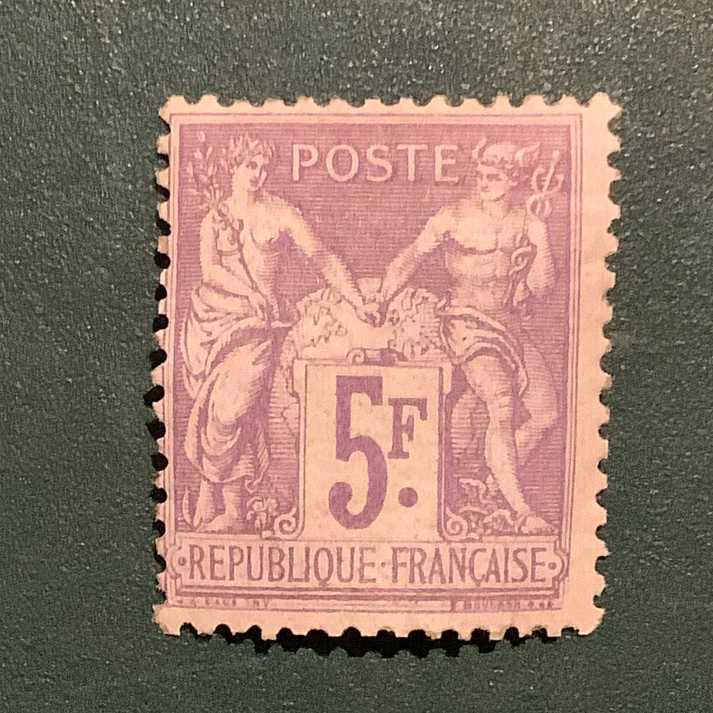 Frankrijk 1877 - 5 Fr Sage II - Yvert 95 #1.0
