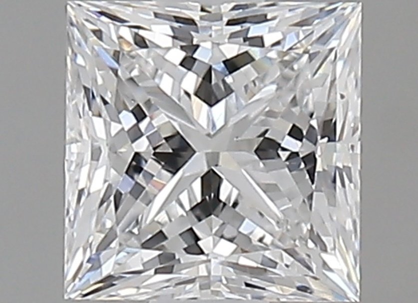 沒有保留價 - 1 pcs 鑽石  (天然)  - 0.72 ct - 方形 - D (無色) - VS2 - 美國寶石學院（Gemological Institute of America (GIA)） - Ex Ex #1.0