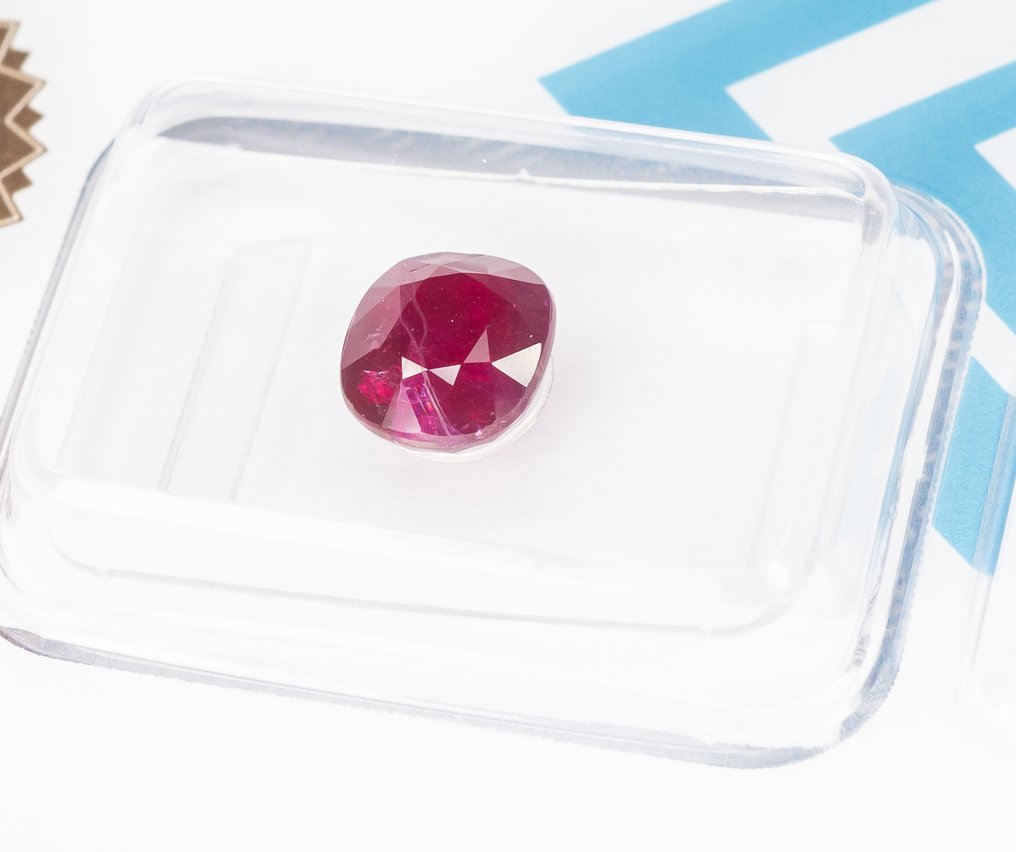 没有保留价 红宝石  - 2.09 ct - 国际宝石研究院（IGI） - 深紫红色 #2.1