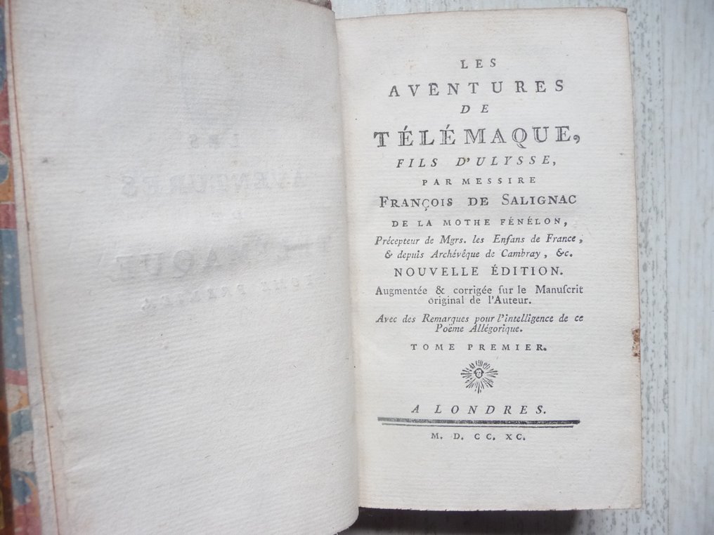 Fénélon - Les aventures de Télémaque, fils d'Ulysse - 1790 #2.1