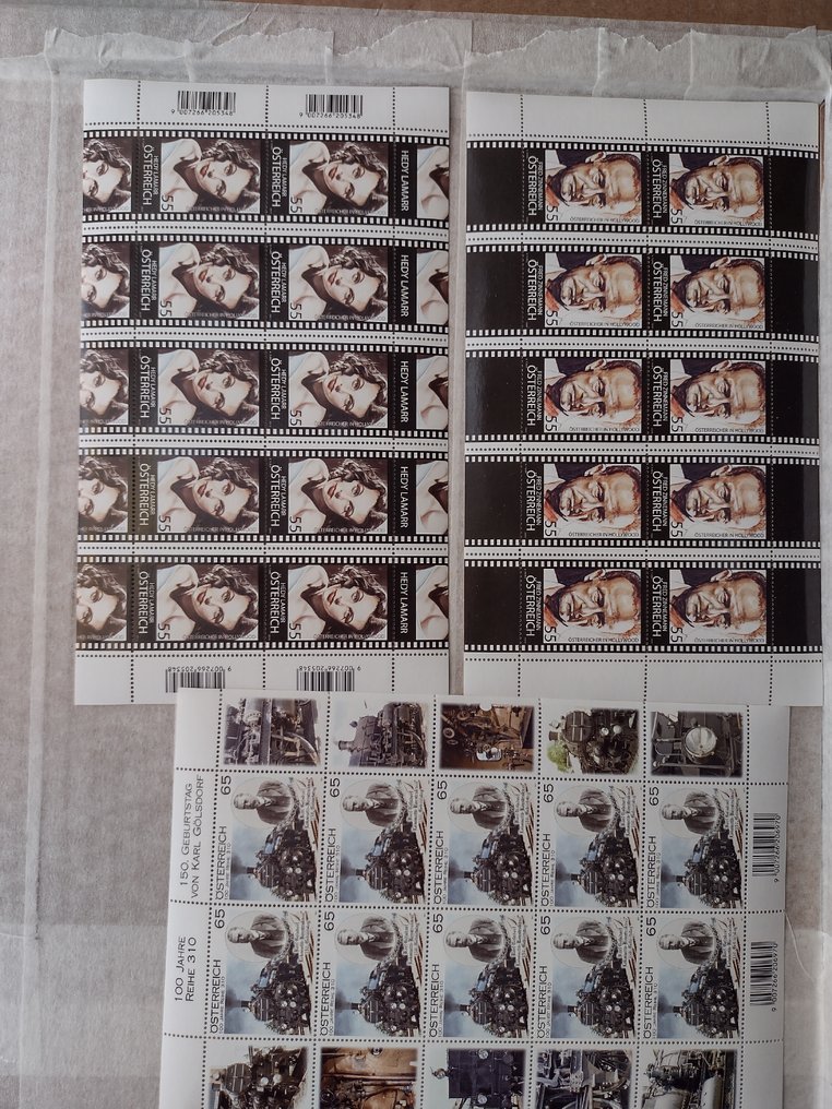 奧地利 2002/2013 - 奥地利 €-邮票，最新邮资品/小型张 #3.2