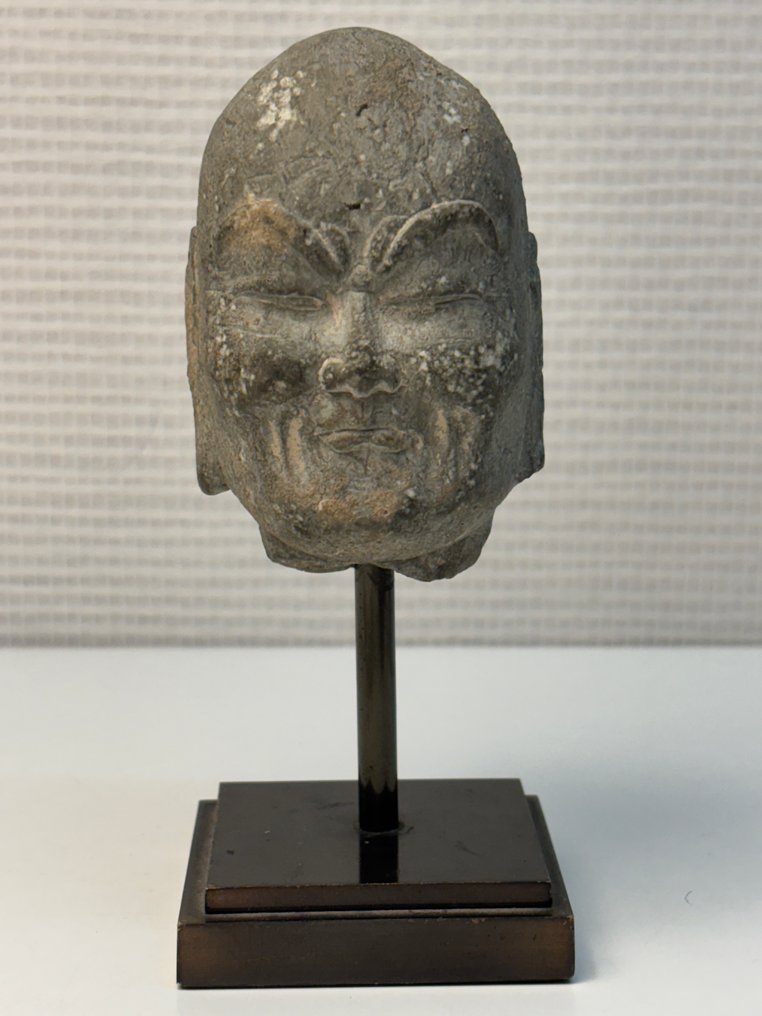 Hode av luohan Ming eller senere - Stein - Kina - Qing-dynastiet (1644 – 1911) #1.0