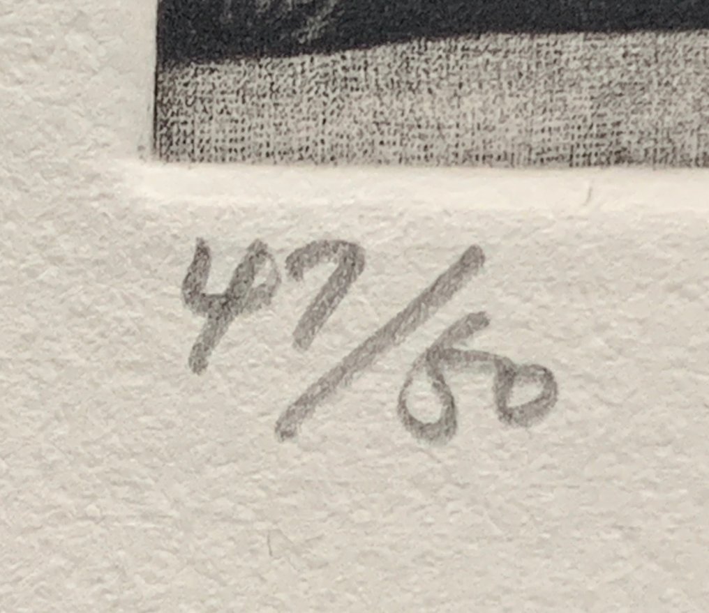 "Half a sleep, half awake" - Signed and numbered by the artist 47/50 - NO RESERVE ! - Emi Satō 佐藤恵美 (b 1973) - Japan  (Zonder minimumprijs) #4.3