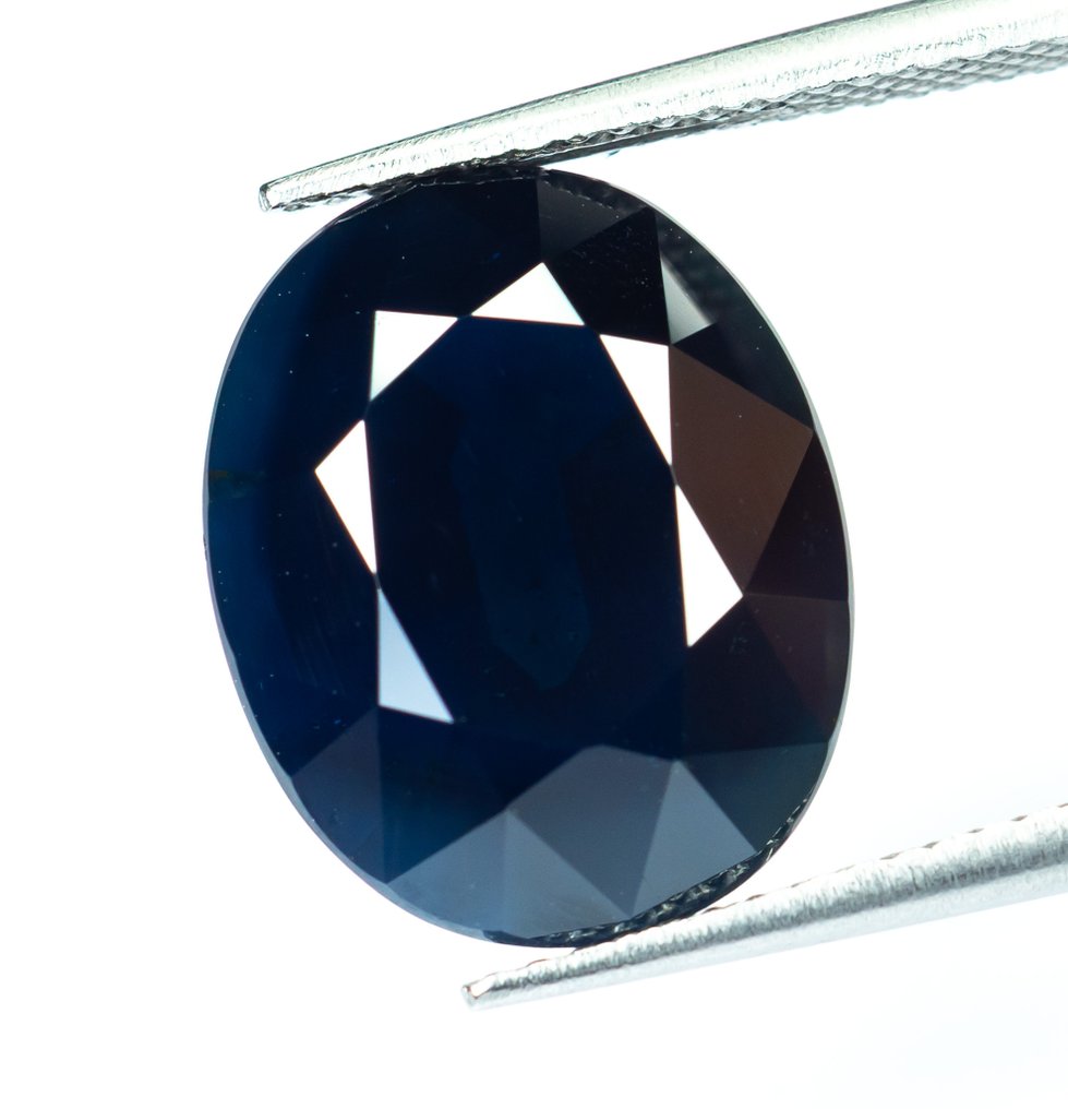 沒有保留價 藍寶石  - 13.83 ct - Lotus Gemology - Deep Blue #1.0