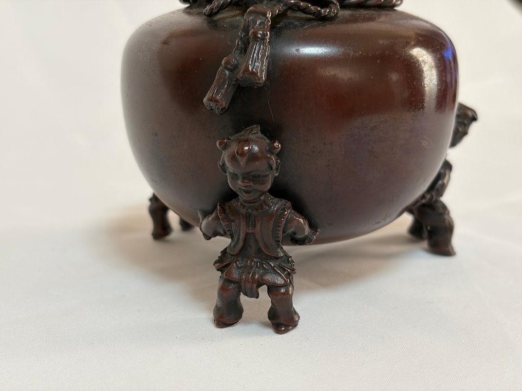 Røgelsesbrænder - Bronze - Japansk røgelsebrænder #3.2