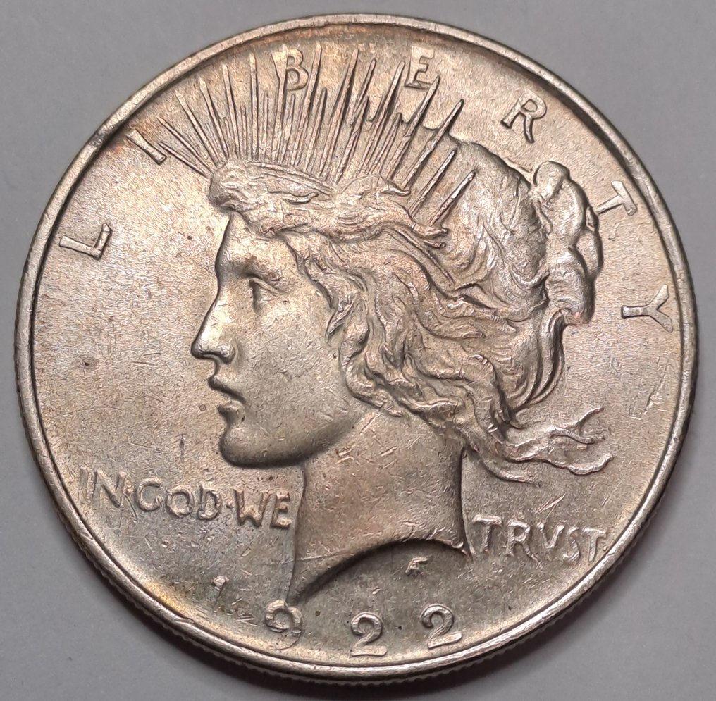 Stati Uniti. Peace Dollar 1922 (Senza prezzo di riserva) #1.0
