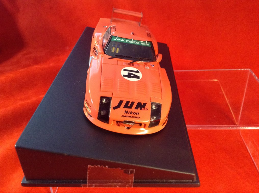 Bizarre 1:43 - 模型赛车 - ref. #BZ375 Mazda RX7 254i GTX "Jun Men" 6° 1à GTX 6h Fuji 1982 Takashi Yorino/Masanori Sekiya/Tom - 非常好的质量 #4.3