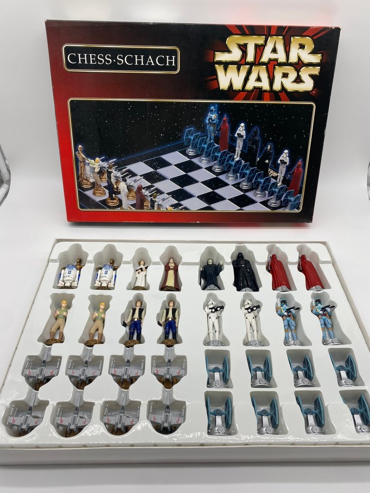 Lucas Film - Σετ σκακιού - Jeu d'échecs 3D Star Wars vintage - Πλαστικό #1.0