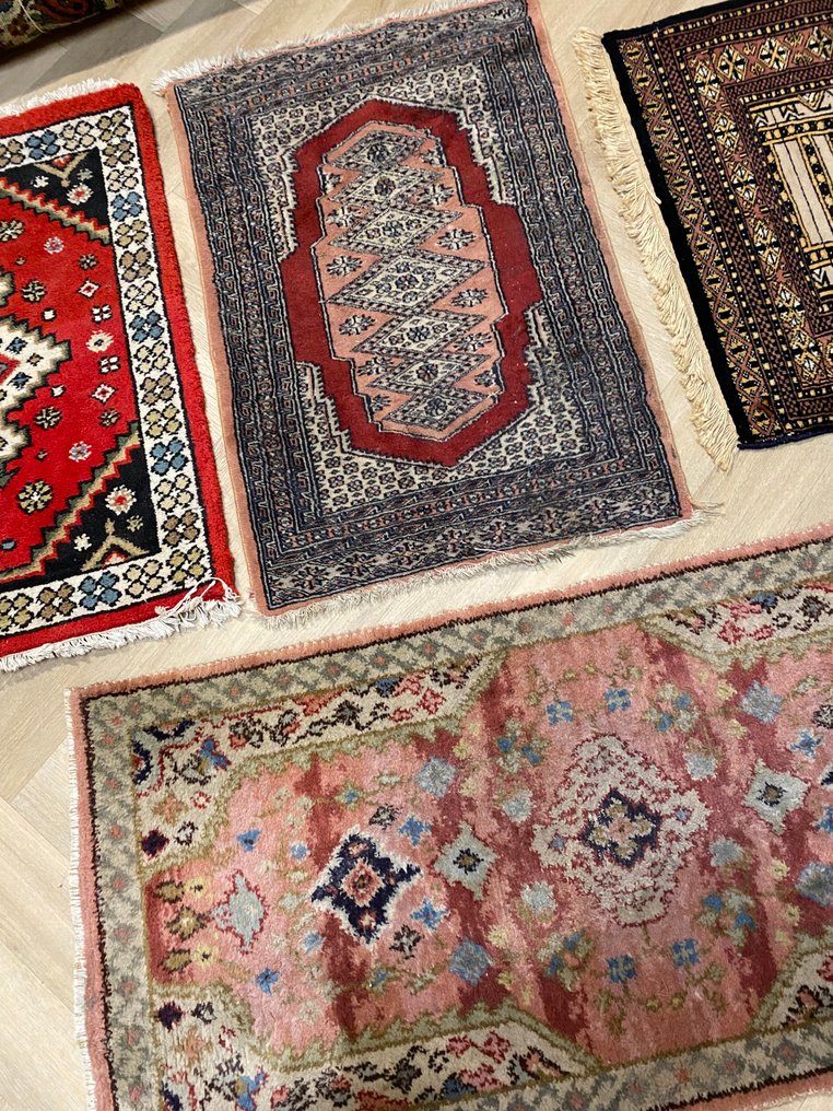 4 stk. østlige tæpper - Tæppe - 133 cm - 62 cm #1.0