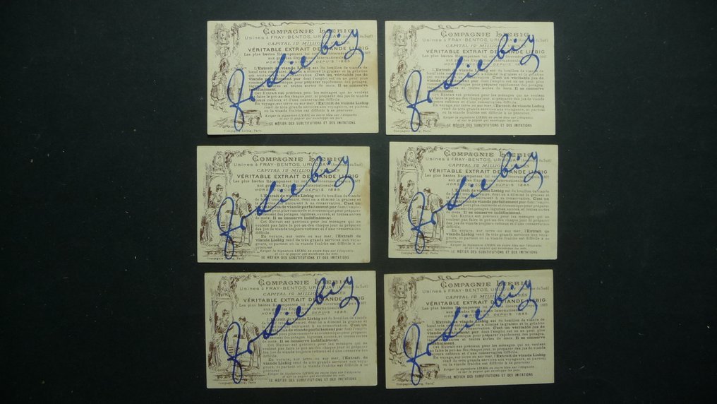 Liebig Sang. nr. 292 Calendrier 1891 Komplettes Set - Liebig #4.3