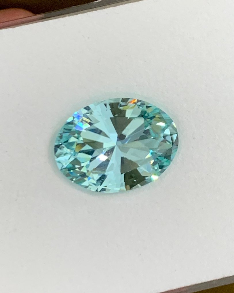 1 pcs Blu Tormalina Paraiba - 25.22 ct - Gemological Institute of America (GIA) - Tourmaline con contenuto di rame #1.0