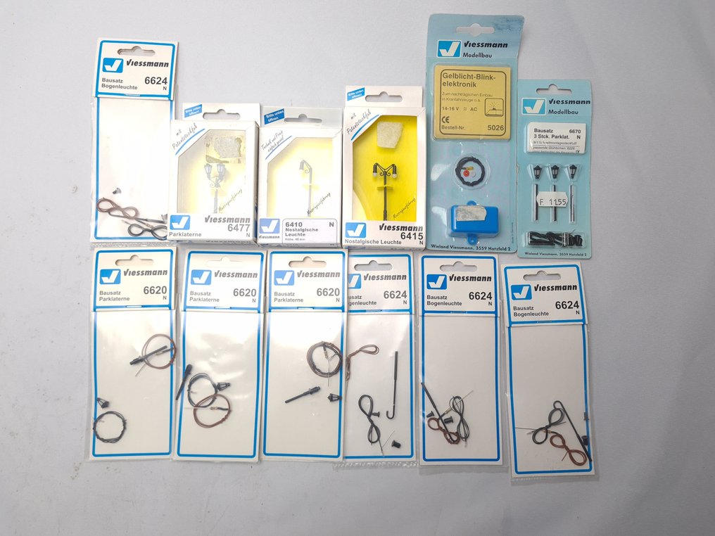 Viessmann N - Modeltog belysning (12) - Gadebelysning skala N #1.0