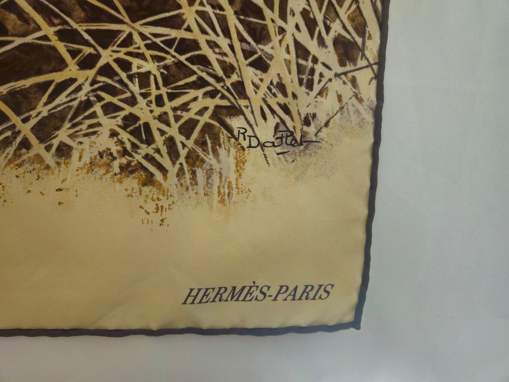 Hermès - Le tigre du bengale - 印图开司米围巾 #4.3