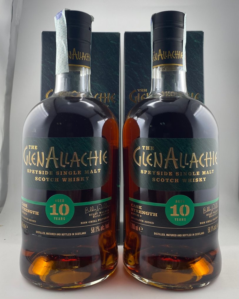 Glenallachie 10 years old Cask Strength Batch No. 9 - 70cl - 2 buteleki #1.0