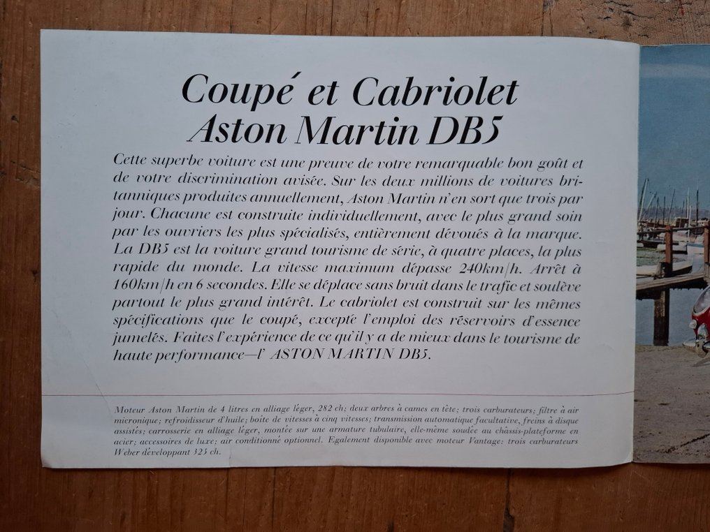 Brochure - Aston Martin - DB5 #2.1