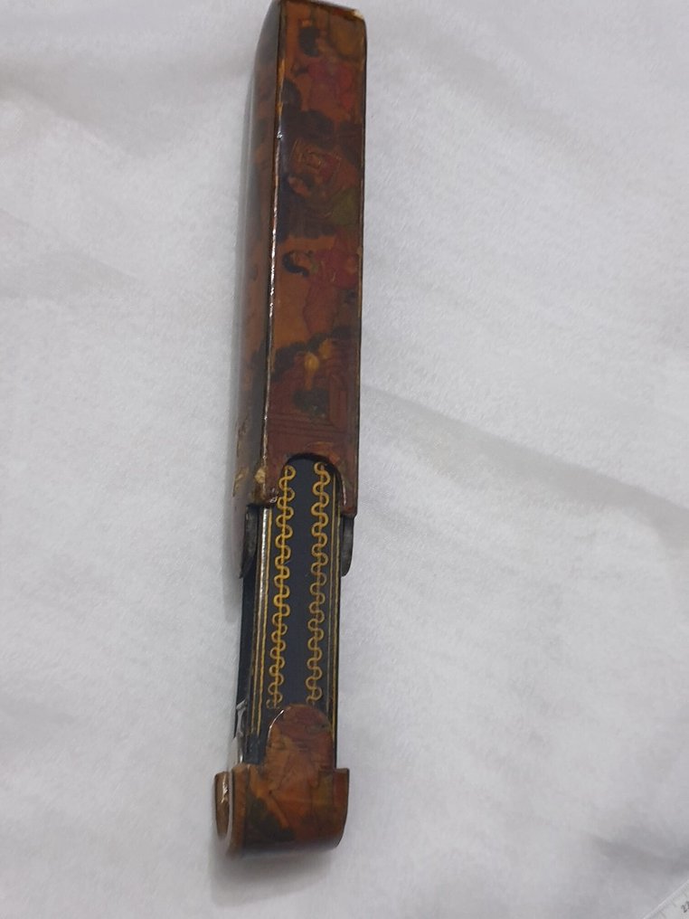 卡扎尔钢笔盒 - 纸型 - 中东 - Qajar dynasty (1796–1925) #4.3