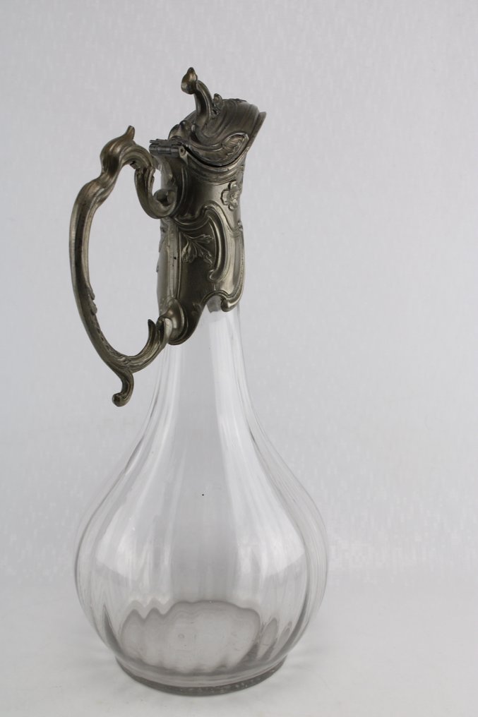 Kancsó - Ón - Csíkozott üveg peltre #4.3