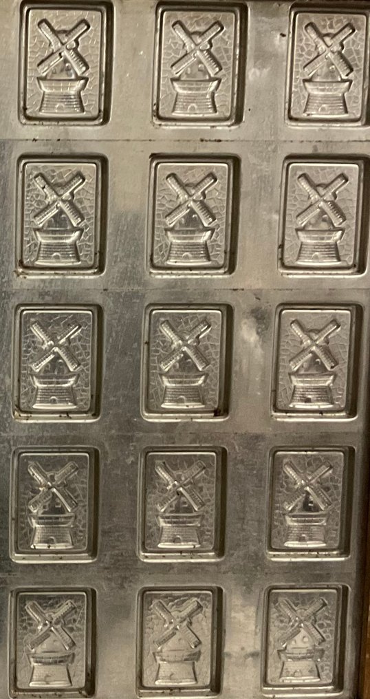 Chokoladeform - Vindmøller - Plakette - Metal #4.3