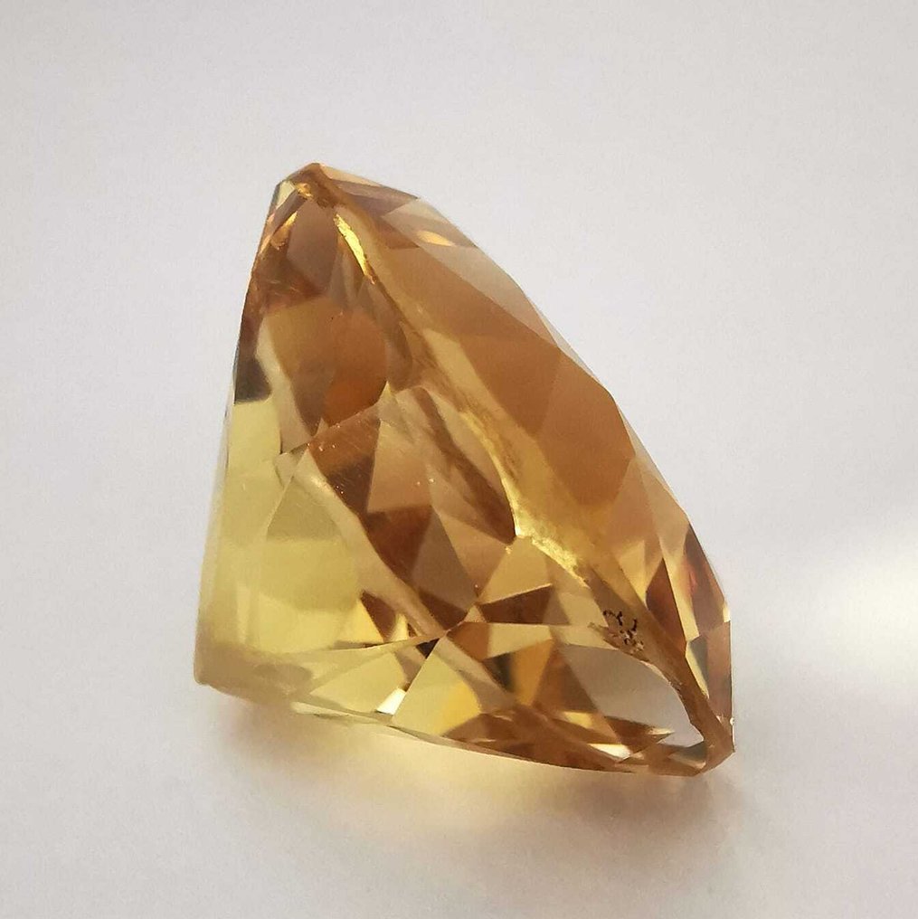 沒有保留價 黃水晶 - 27.58 ct - Antwerp Laboratory for Gemstone Testing (ALGT) - 橙黄色 #2.1