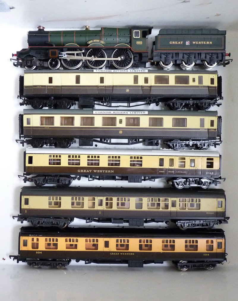 Lima, Hornby 00 - R349 - Σετ τρένων (6) - Πολλαπλές βαγονέτες και μια μηχανή, εμφανείς διαφορετικοί κατασκευαστές (Lima και Hornby). - Great Western #1.0