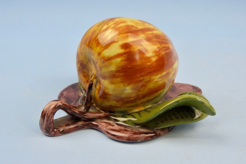 Makkum Tichelaar - Sculpture, Appel - gemerkt - 15 cm - Earthenware - 1960 #1.0