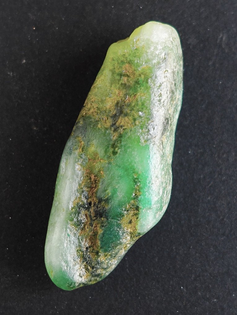 Esmeralda colombiana (varietà verde di berillo) Pietra preziosa traslucida in bruto - 120 carati - Altezza: 55 mm - Larghezza: 25 mm- 24 g #1.0