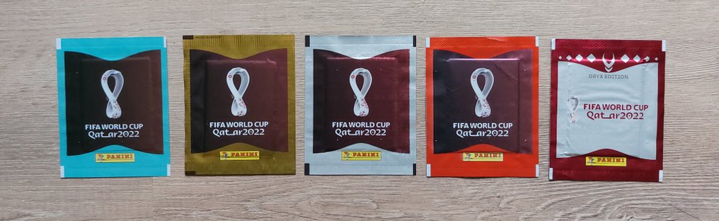 2022 帕尼尼 World Cup 莱昂内尔·梅西, 克里斯蒂亚诺·罗纳尔多, Kylian Mbappé Empty album + complete loose sticker set - 全新(M) #2.1