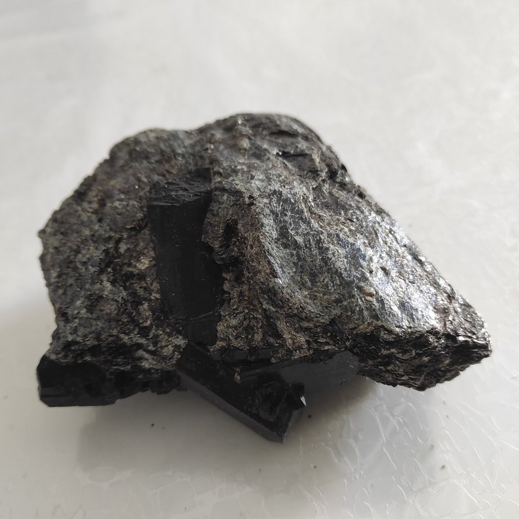 TORMALINA BITERMINATA BLOCCO - Height: 7 cm - Width: 12 cm- 1090 g - (1) #3.2