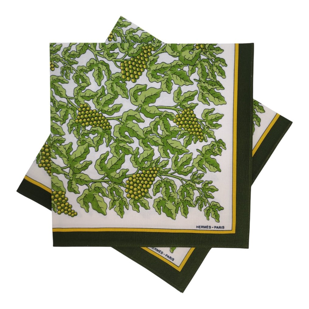 Hermès - Set mit 2 Platzsets - Tischtuch  - 46 cm - 44 cm #4.3